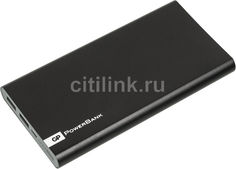 Внешний аккумулятор GP Portable PowerBank FP10M, 10000мAч, черный [gpfp10mbe-2crb1]
