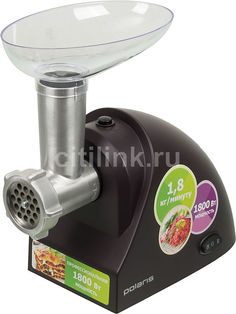 Мясорубка POLARIS PMG 1828, бордовый