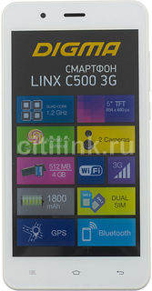 Смартфон DIGMA C500 3G Linx, белый