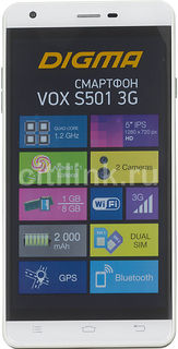 Смартфон DIGMA S501 3G VOX, белый