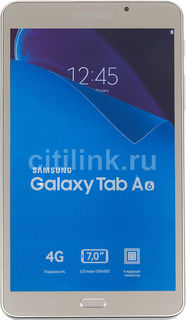 Планшет SAMSUNG Galaxy Tab A SM-T285, 1.5Гб, 8GB, 4G, Android 5.1 серебристый [sm-t285nzsaser]