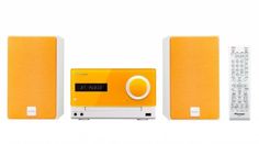 Музыкальный центр PIONEER X-CM35-D, оранжевый