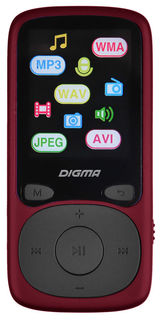 MP3 плеер DIGMA B3 flash 8Гб красный [b3rd]