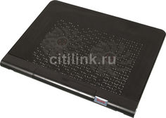 Подставка для ноутбука Buro BU-LCP170-B214 17&quot;398x300x29мм 2xUSB 2x 140ммFAN 926г металлическая сетк
