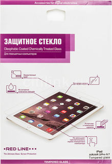 Защитное стекло REDLINE для Apple iPad Air/Air2/Pro, прозрачная, 1 шт [ут000005067]