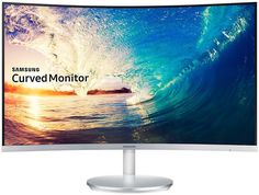 Монитор ЖК SAMSUNG C27F591FDI 27&quot;, белый [lc27f591fdixci]