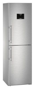 Холодильник LIEBHERR CNPes 4758, двухкамерный, нержавеющая сталь