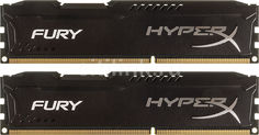 Модуль памяти KINGSTON HyperX FURY Black HX313C9FBK2/8 DDR3 - 2x 4Гб 1333, DIMM, Ret