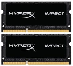 Модуль памяти KINGSTON HyperX Impact HX321LS11IB2K2/16 DDR3L - 2x 8Гб 2133, SO-DIMM, Ret