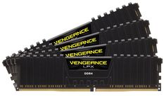 Модуль памяти CORSAIR Vengeance LPX CMK32GX4M4A2400C16 DDR4 - 4x 8Гб 2400, DIMM, Ret