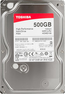 Жесткий диск TOSHIBA P300 HDWD105EZSTA, 500Гб, HDD, SATA III, 3.5&quot;