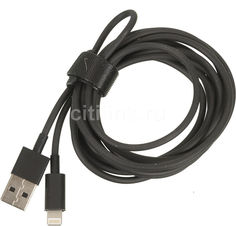 Кабель DEPPA Lightning - USB 2.0, 2м, черный [72224]