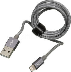 Кабель DEPPA Alum, Lightning MFi - USB 2.0, 1.2м, графитовый [72189]