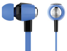 Гарнитура OKLICK HS-S-240, вкладыши, синий, проводные