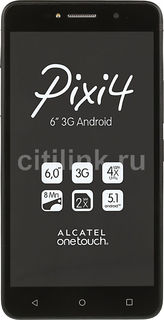 Смартфон ALCATEL Pixi 4 8050D, черный