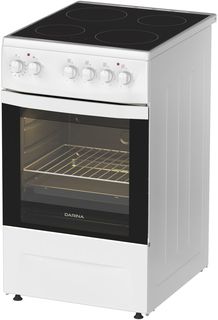 Электрическая плита DARINA 1D EC 241 614 W, стеклокерамика, белый