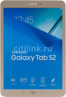 Планшет SAMSUNG Galaxy Tab S2 SM-T819, 3Гб, 32GB, 3G, 4G, Android 6.0 золотистый [sm-t819nzdeser]