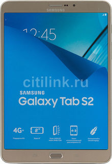 Планшет SAMSUNG Galaxy Tab S2 SM-T719, 3Гб, 32GB, 3G, 4G, Android 6.0 золотистый [sm-t719nzdeser]