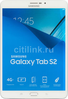 Планшет SAMSUNG Galaxy Tab S2 SM-T719, 3Гб, 32GB, 3G, 4G, Android 6.0 белый [sm-t719nzweser]