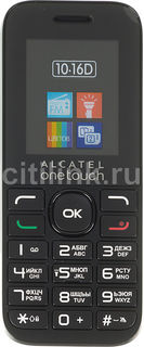 Мобильный телефон ALCATEL 1016D, черный