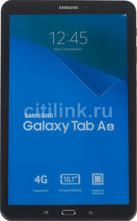 Планшет SAMSUNG Galaxy Tab A SM-T585N, 2GB, 16GB, 3G, 4G, Android 6.0 черный [sm-t585nzkaser]