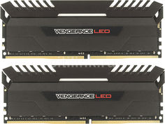 Модуль памяти CORSAIR Vengeance LED CMU16GX4M2A2666C16R DDR4 - 2x 8Гб 2666, DIMM, Ret