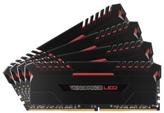 Модуль памяти CORSAIR Vengeance LED CMU64GX4M4C3000C15R DDR4 - 4x 16Гб 3000, DIMM, Ret