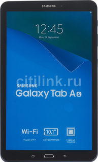 Планшет SAMSUNG Galaxy Tab A SM-T580N, 2GB, 16GB, Android 6.0 темно-синий [sm-t580nzbaser]