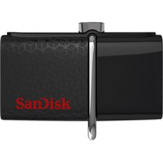 Флешка USB SANDISK Ultra Dual 64Гб, USB3.0, черный [sddd2-064g-gam46]