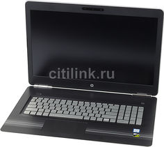 Ноутбук HP Pavilion 17-ab007ur, 17.3&quot;, Intel Core i7 6700HQ 2.6ГГц, 8Гб, 1000Гб, nVidia GeForce GTX 960M - 2048 Мб, DVD-RW, Windows 10, X5D19EA, серебристый
