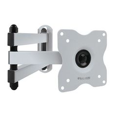 Кронштейн для телевизора Kromax DIX-15 белый 15&quot;-28&quot; макс.30кг настенный поворот и наклон [20224]
