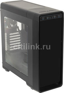 Корпус ATX THERMALTAKE Versa U21, Midi-Tower, без БП, черный