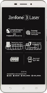 Смартфон ASUS ZenFone ZF3 Laser 32Gb, ZC551KL, серебристый
