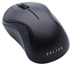 Мышь OKLICK 605SW оптическая беспроводная USB, черный [wm-288]