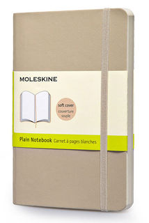 Блокнот Moleskine CLASSIC SOFT Pocket 90x140мм 192стр. нелинованный мягкая обложка фиксирующая резин [qp613g4]