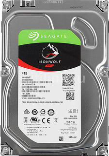 Жесткий диск SEAGATE Ironwolf ST4000VN008, 4Тб, HDD, SATA III, 3.5&quot;