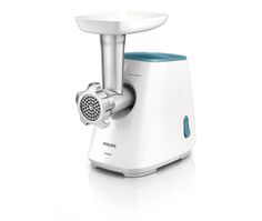 Мясорубка PHILIPS HR2710/10, белый / лазурный
