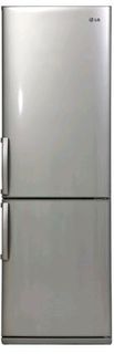 Холодильник LG GA-B379UMDA, двухкамерный, нержавеющая сталь