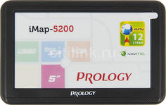 GPS навигатор PROLOGY iMAP-5200, 5&quot;, авто, 4Гб, Navitel, черный