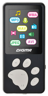 MP3 плеер DIGMA S3 flash 4Гб черный/серый [s3bg]