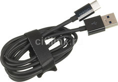 Кабель DEPPA USB Type-C - USB 3.0, 1.2м, черный [72206]