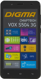 Смартфон DIGMA S504 3G Vox, черный