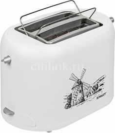 Тостер SCARLETT SC-TM11003, белый/рисунок