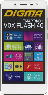 Смартфон DIGMA Flash 4G VOX, белый