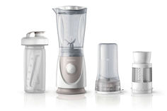Блендер PHILIPS HR2874/00, стационарный, белый/серый