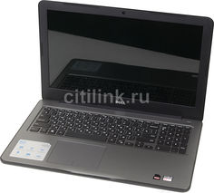 Ноутбук DELL Inspiron 5565, 15.6&quot;, AMD A6 9200 2.0ГГц, 4Гб, 500Гб, AMD Radeon R5 M435 - 2048 Мб, DVD-RW, Linux, 5565-0576, черный