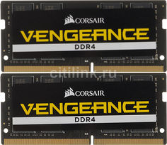 Модуль памяти CORSAIR Vengeance CMSX32GX4M2A2666C18 DDR4 - 2x 16Гб 2666, SO-DIMM, Ret