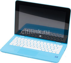 Ноутбук-трансформер HP Stream x360 11-aa000ur, 11.6&quot;, Intel Celeron N3050 1.6ГГц, 2Гб, 32Гб SSD, Intel HD Graphics , Windows 10, Y7X57EA, голубой