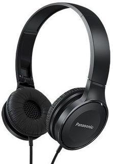 Наушники PANASONIC RP-HF100GC-K, накладные, черный, проводные