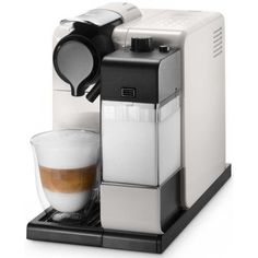 Капсульная кофеварка DELONGHI Nespresso EN550W, 1400Вт, цвет: белый [0132193184] Delonghi